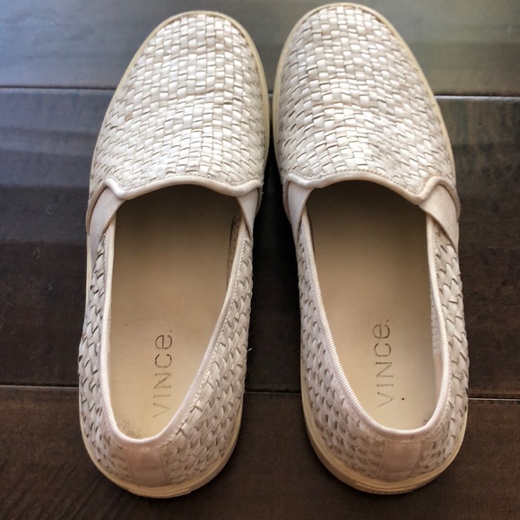 Vince “Preston” white woven leather sz 40 (US 9m) - Picture 4 of 7